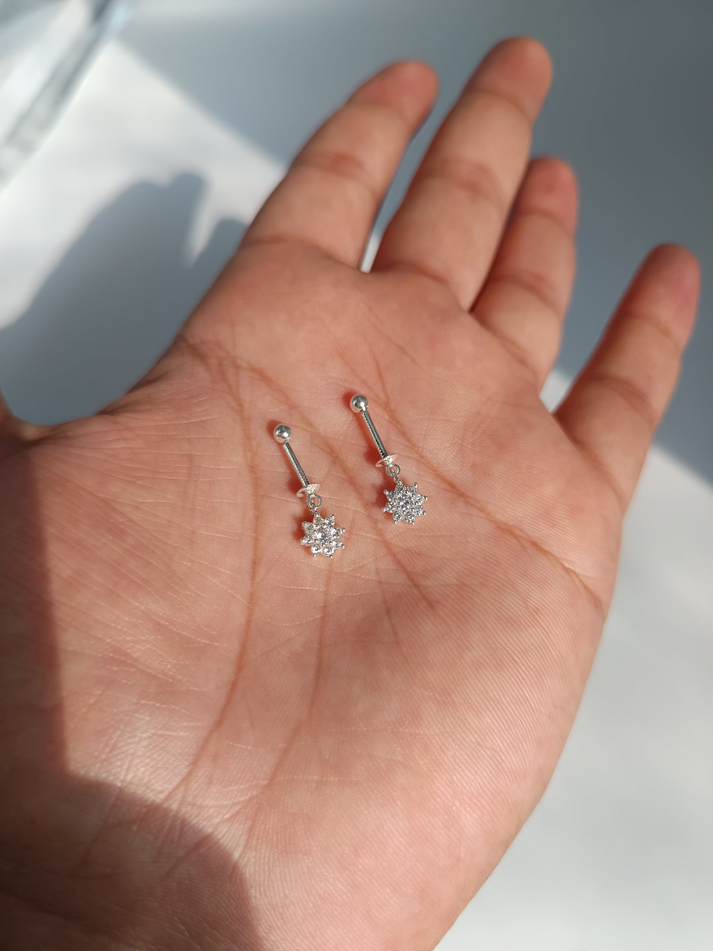 Silver Floral Bugadi