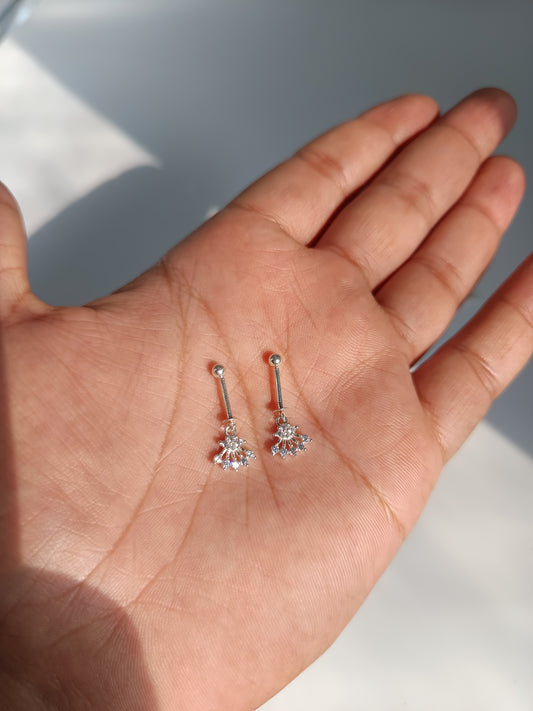 Silver Crown Upper Ear Bugadi